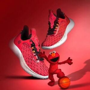 🏀 Under Armour x Stef Curry - Flow 9  "Dribble Me Elmo" Basketball Shoes. Sz 8